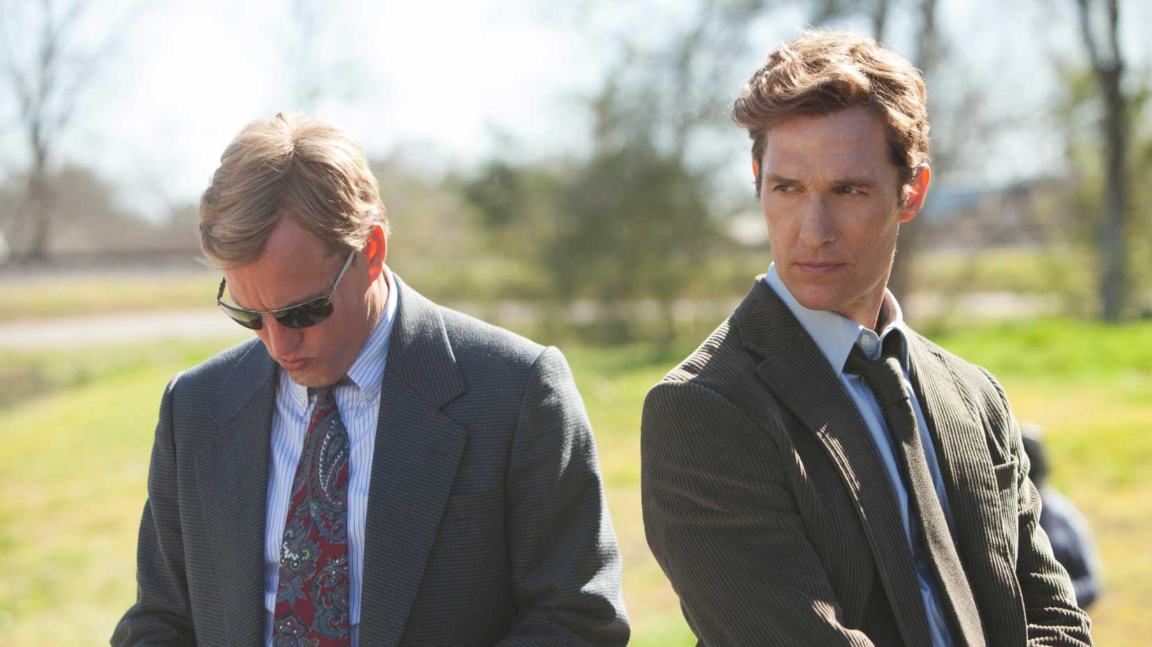 Matthew McConaughey and Woody Harrelson in True Detective season 1