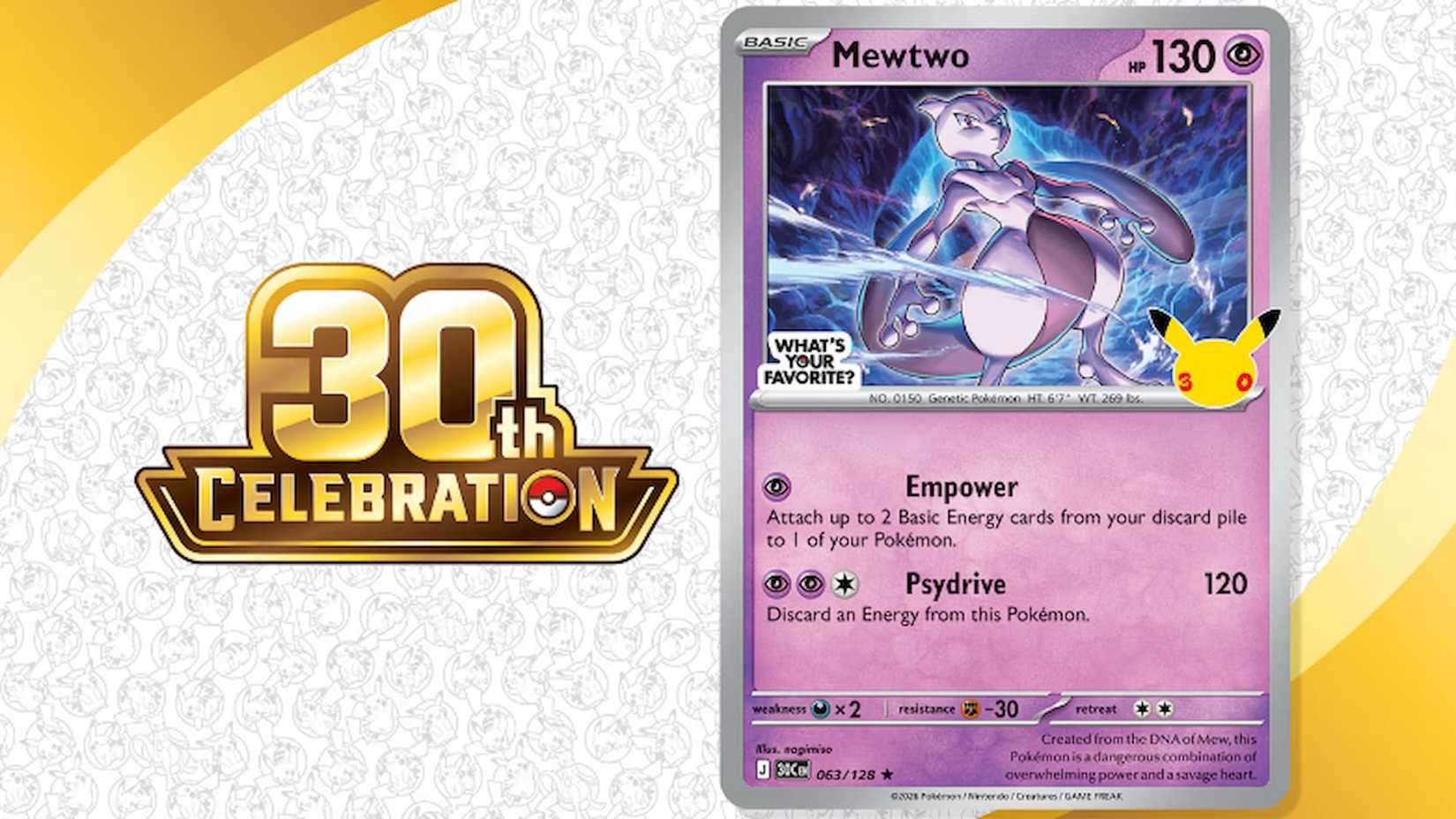 Mewtwo TCG card promo