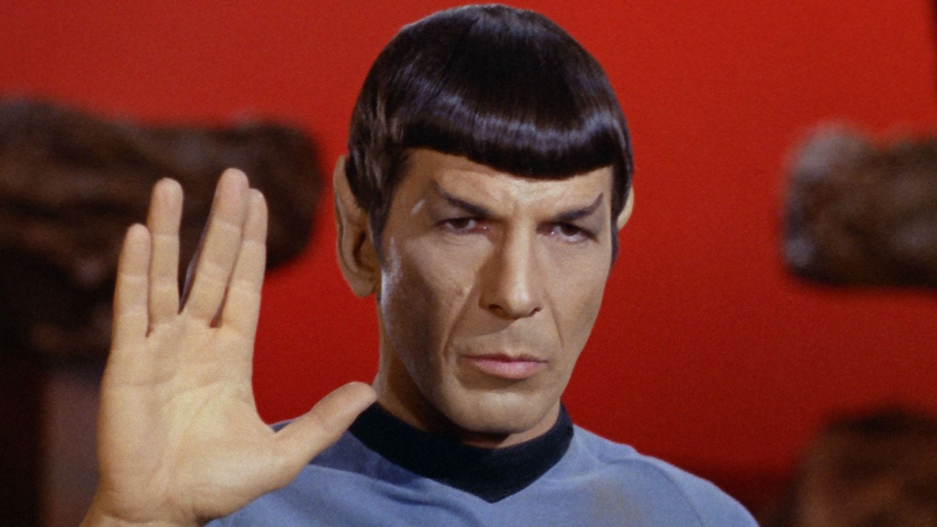 Spock's live long and prosper gesture in Star Trek: The Original Series