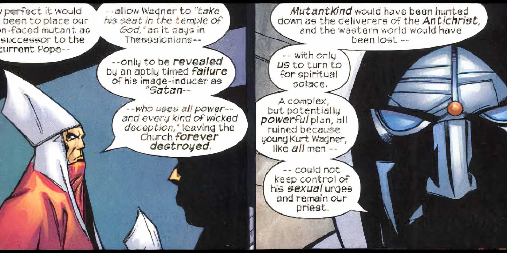 Nightcrawler as the Pope