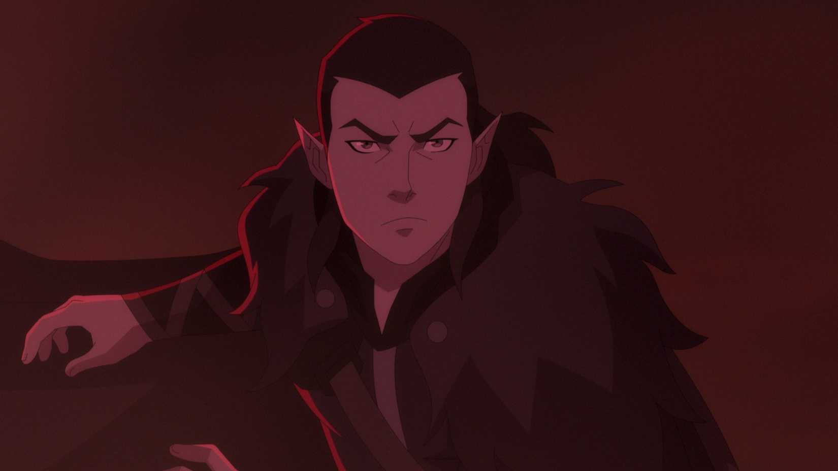 Vax wearing the Matron's armor in The Legend of Vox Machina season 2