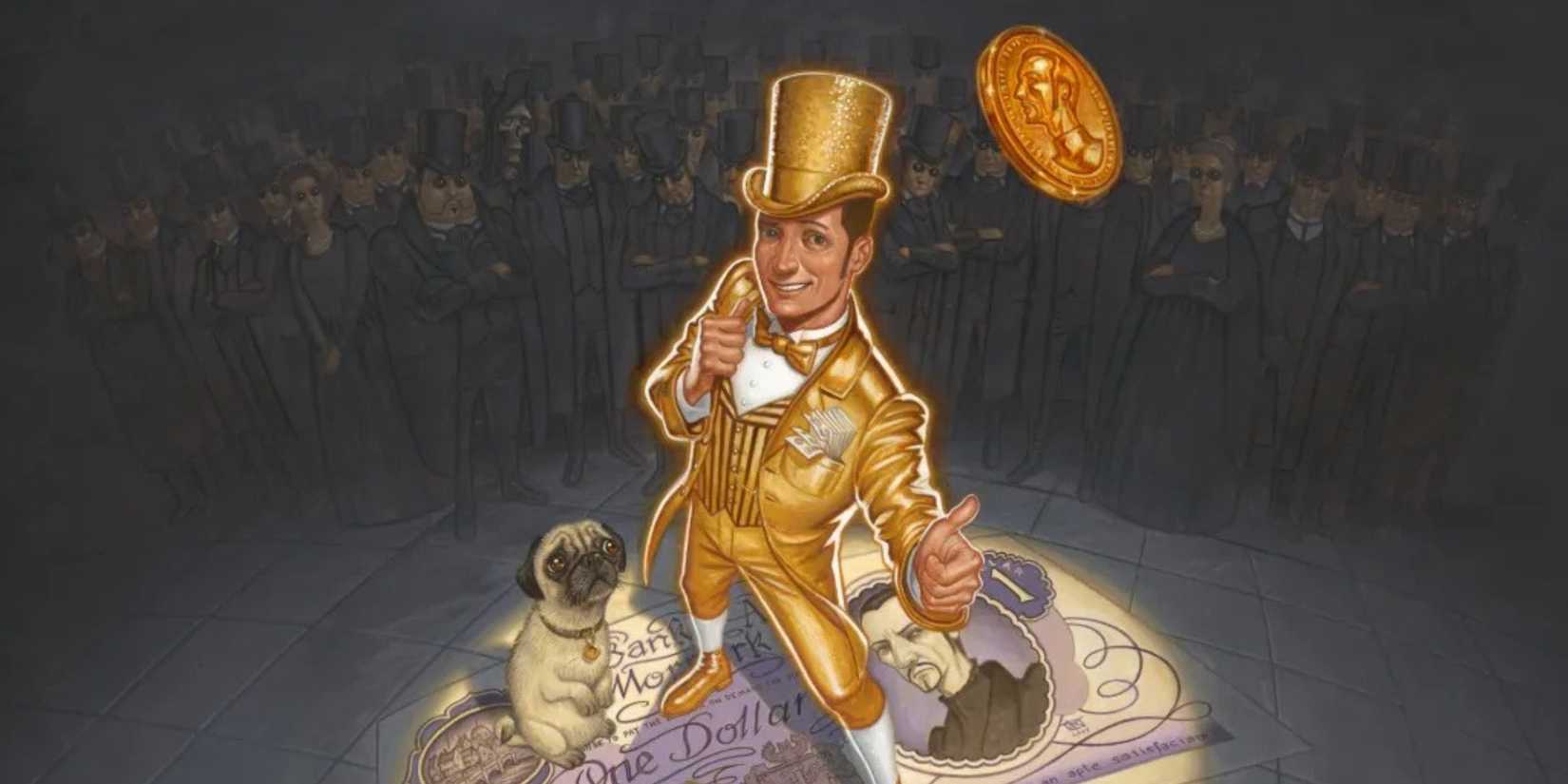 Moist von Lipwig in official Discworld art by Paul Kidby