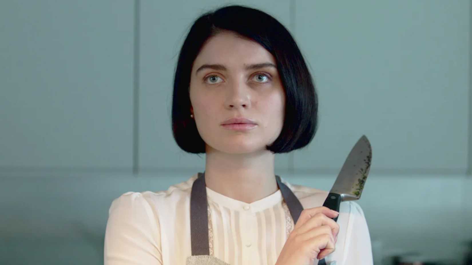 Eve Hewson stars as Adele in Netflix's thriller series Behind Her Eyes.