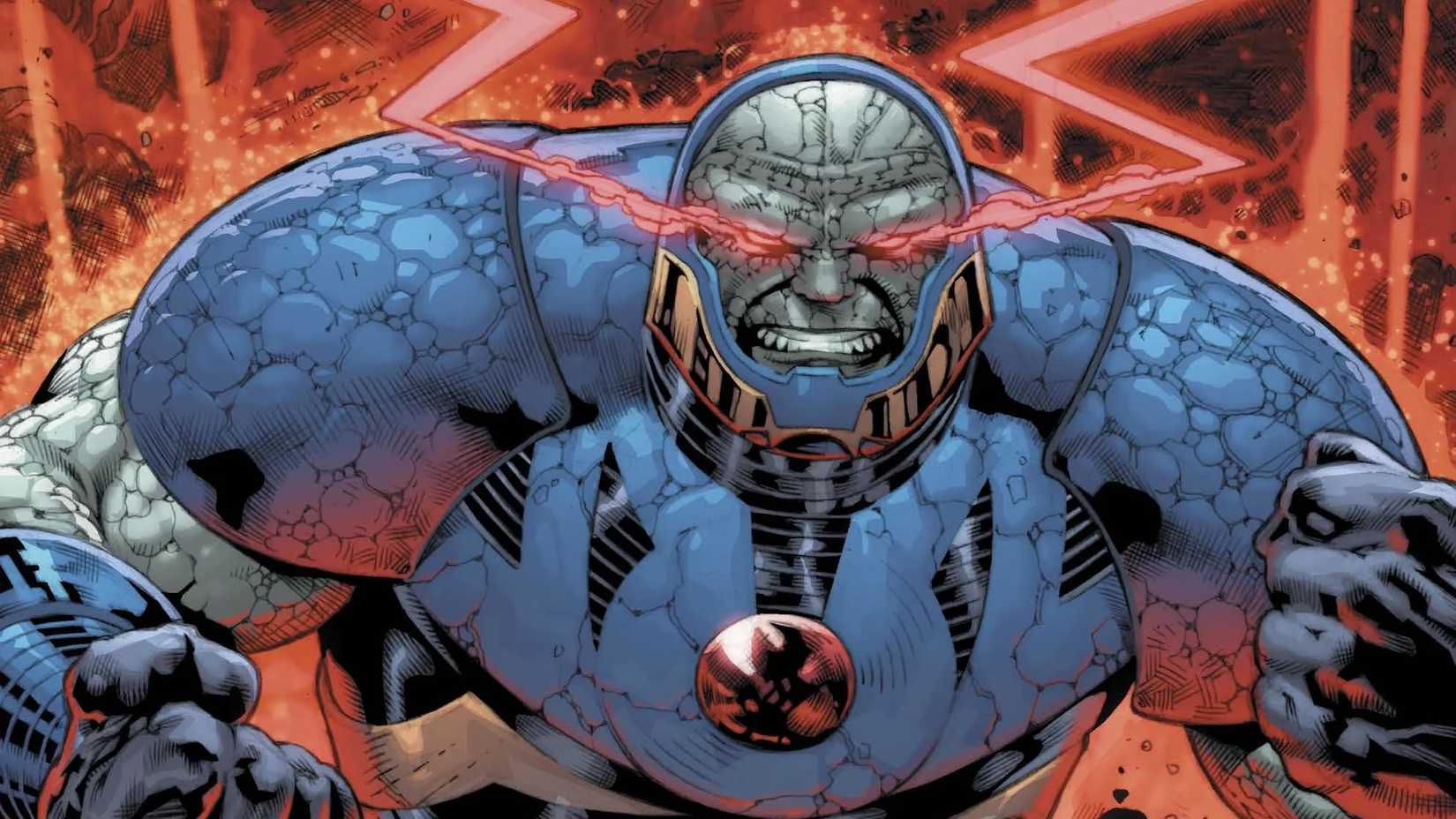 New 52 Darkseid shooting omega beams from his eyes