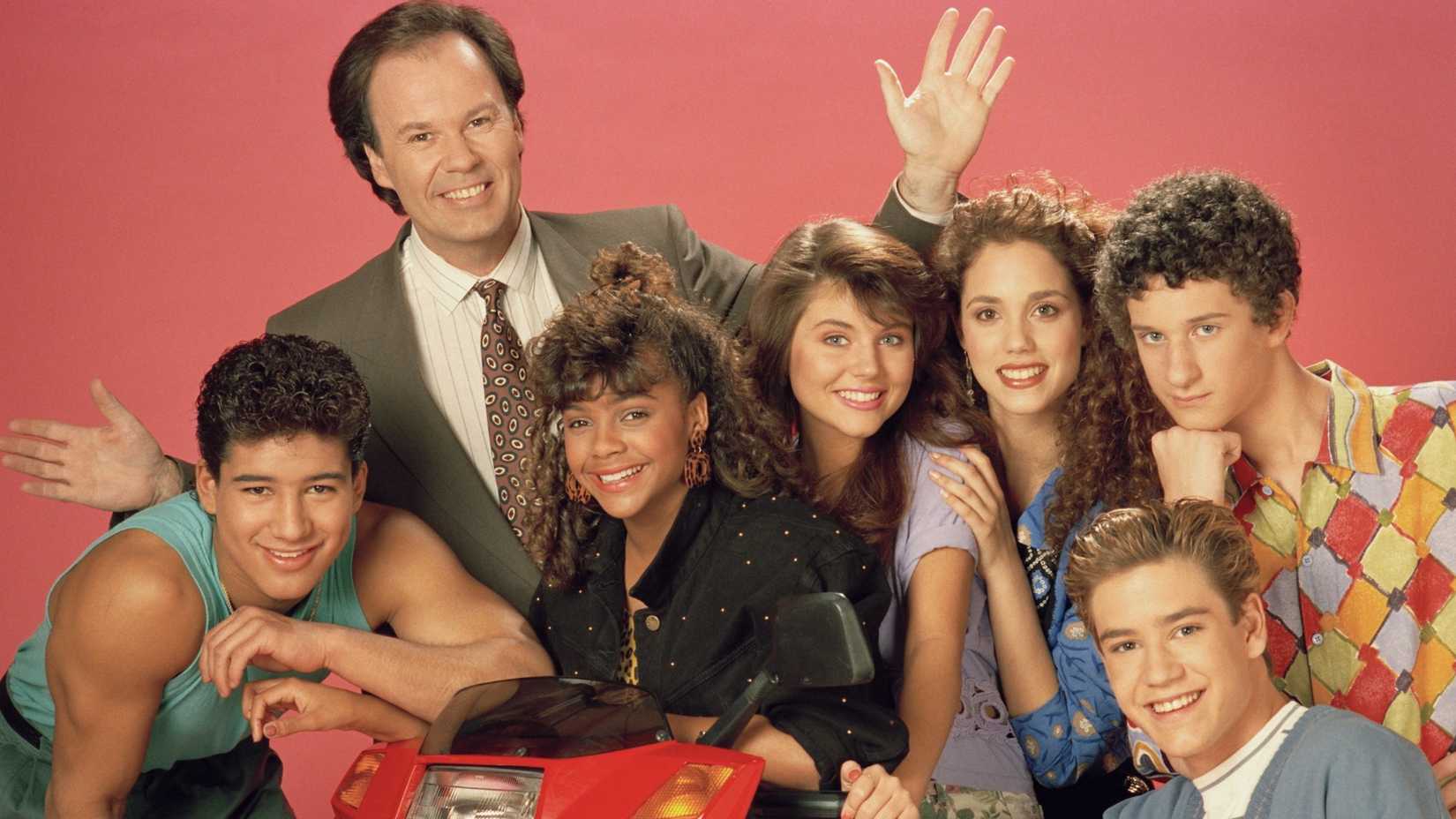 The original cast of Saved by the Bell.