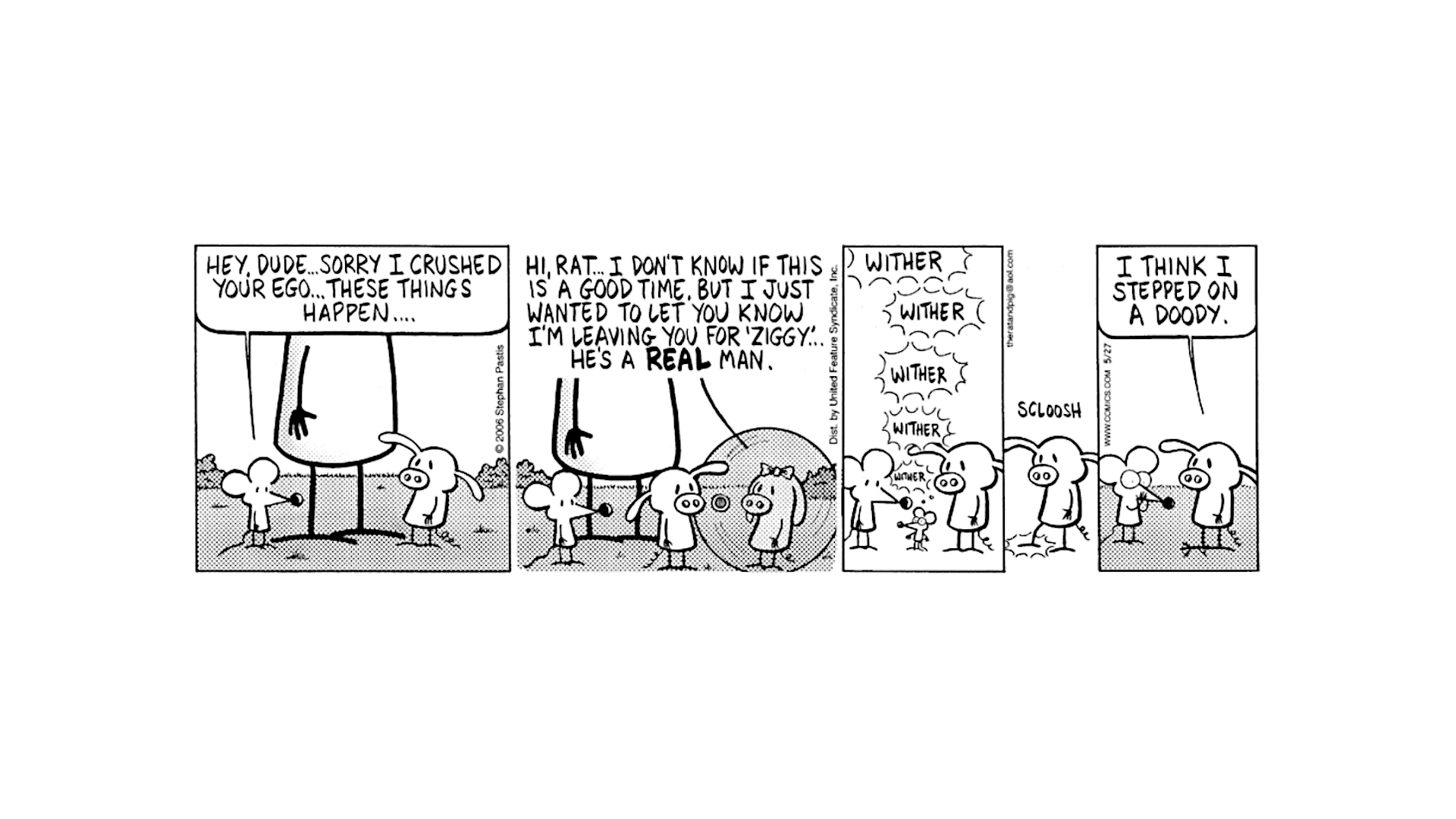 Peanuts Successor Comic Strip Pearls Before Swine May 27 2006