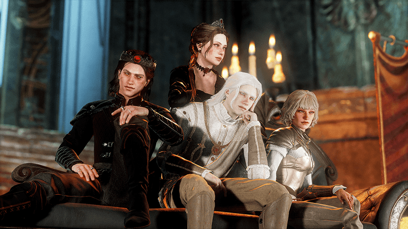 Image shows the Fire and Blood Attire mod