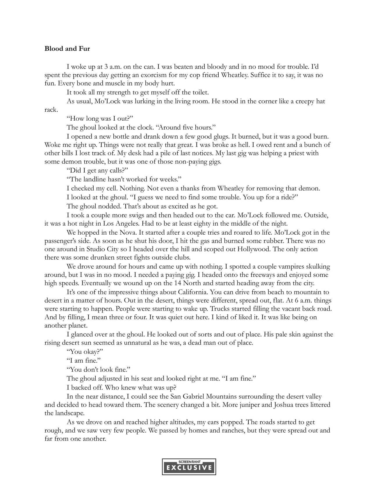Plague of Evil Page 1