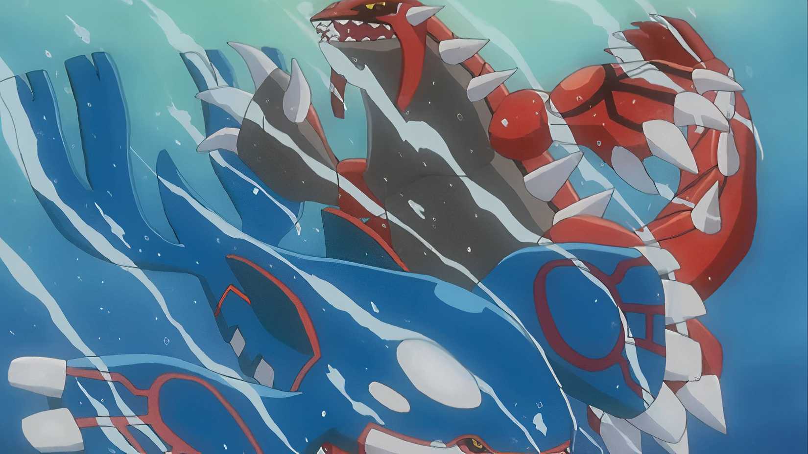 Pokemon Groudon Kyogre cover scuffle of champions-1