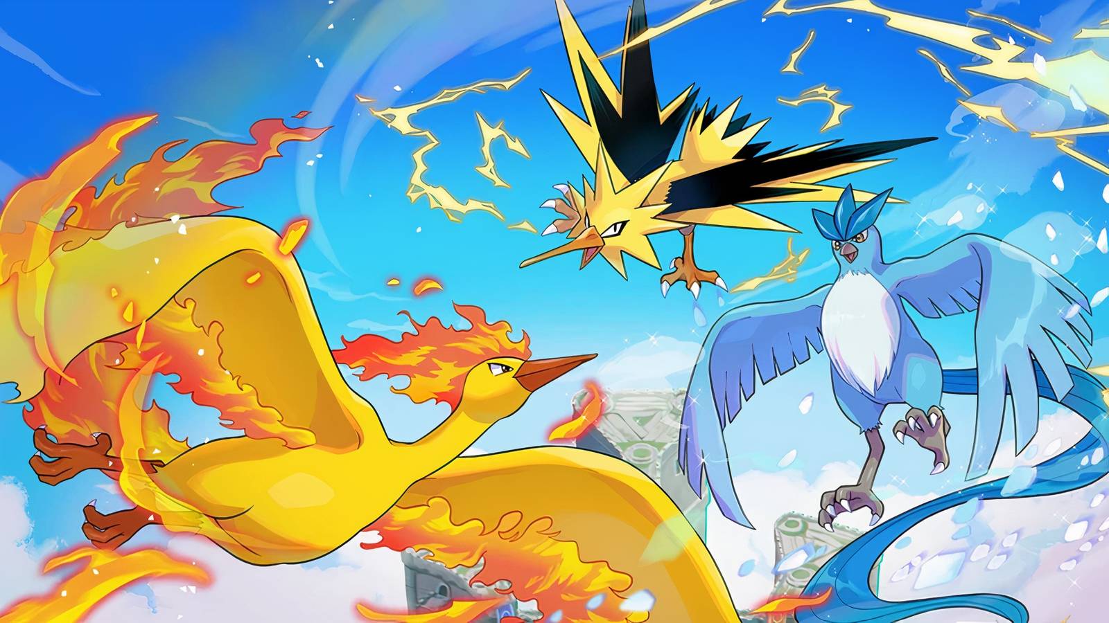 Pokemon Legendary Birds from Unite image