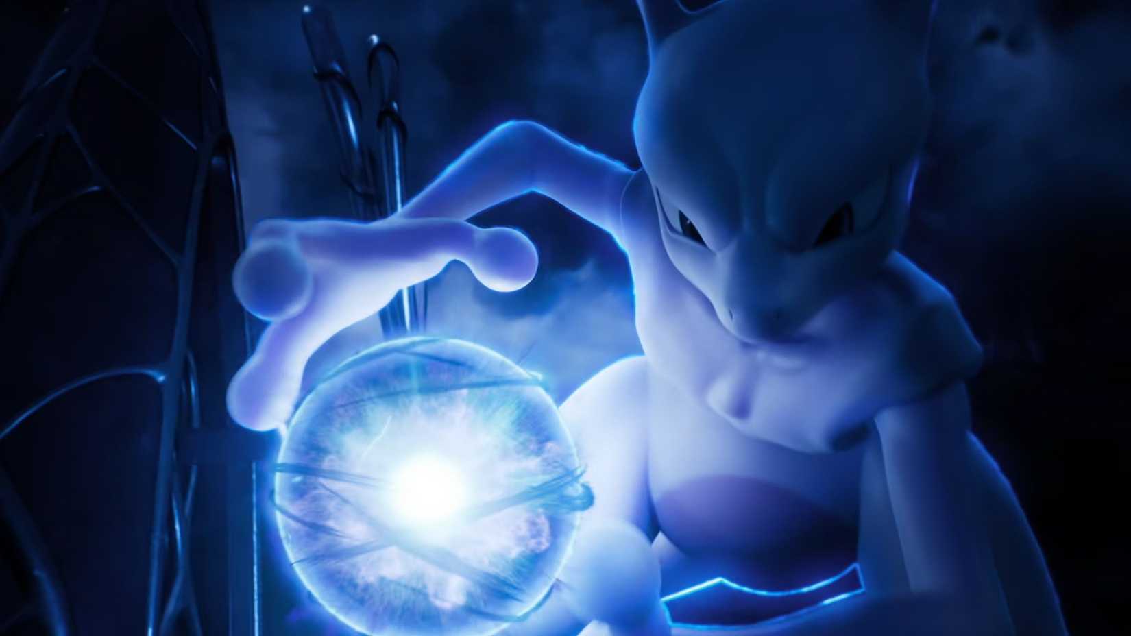Pokemon Mewtwo with orb from Mewtwo Strikes Back