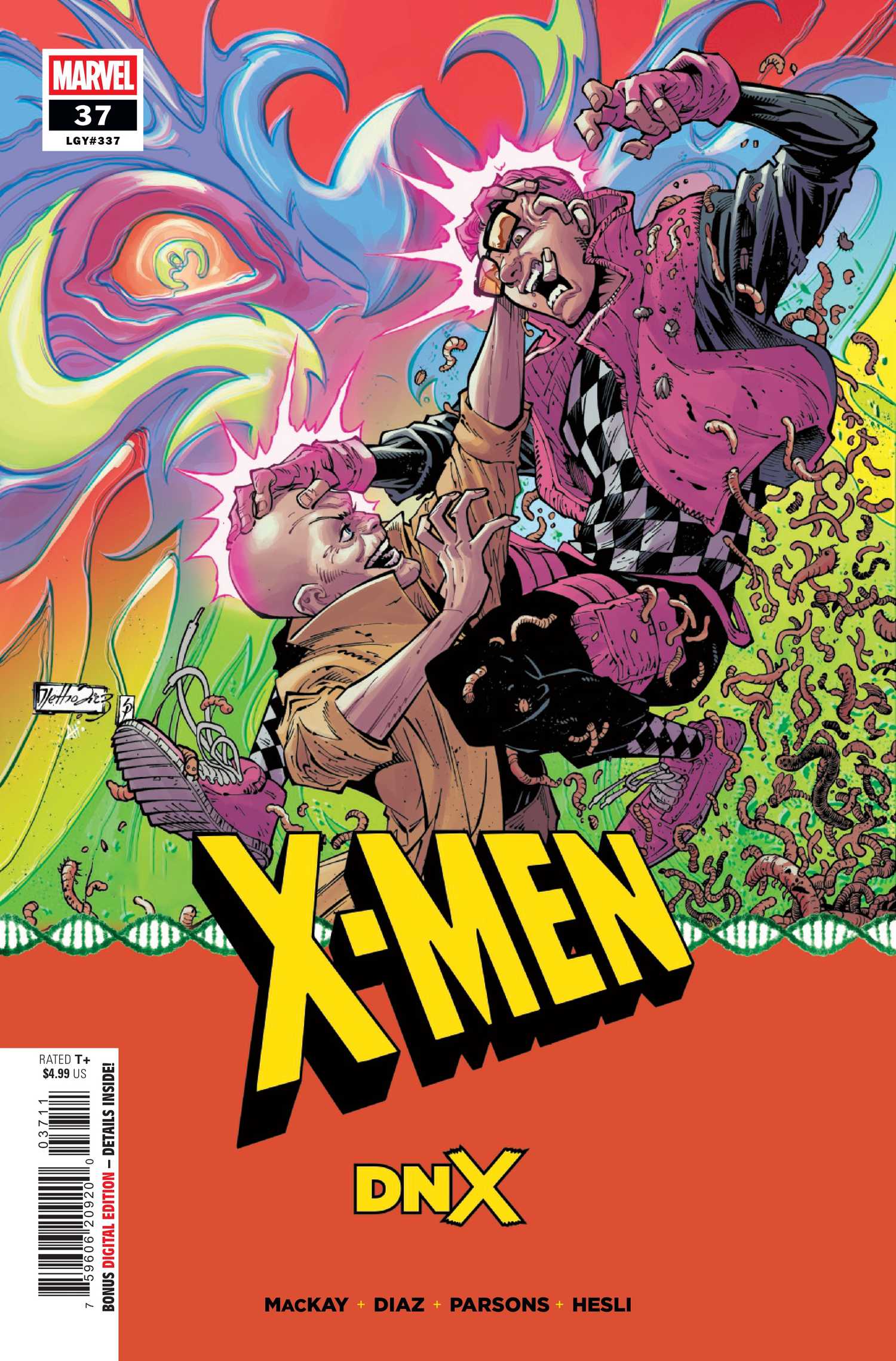 Quentin Quire fights Cassandra Nova in X-Men #37