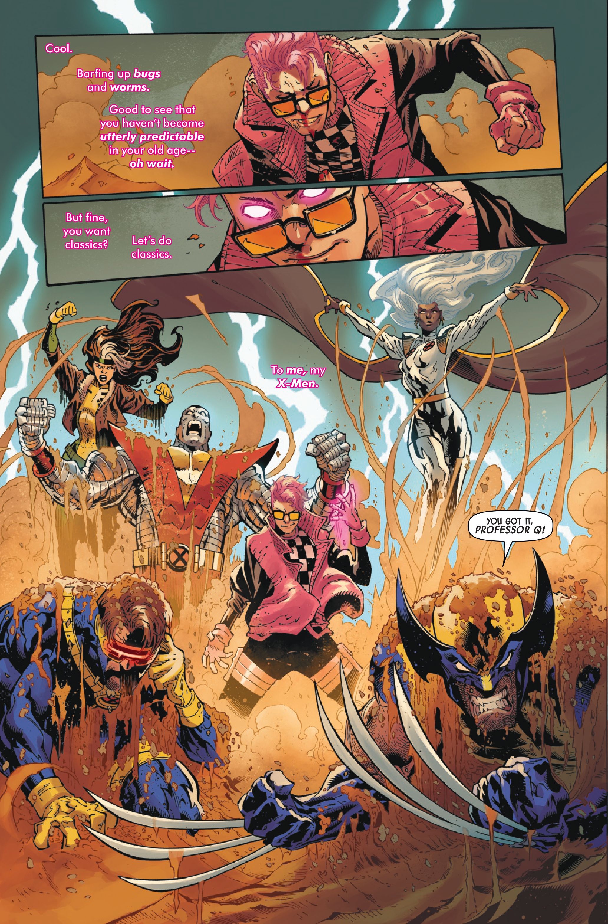 Quentin Quire summons the team to fight Cassandra Nova in X-Men #37