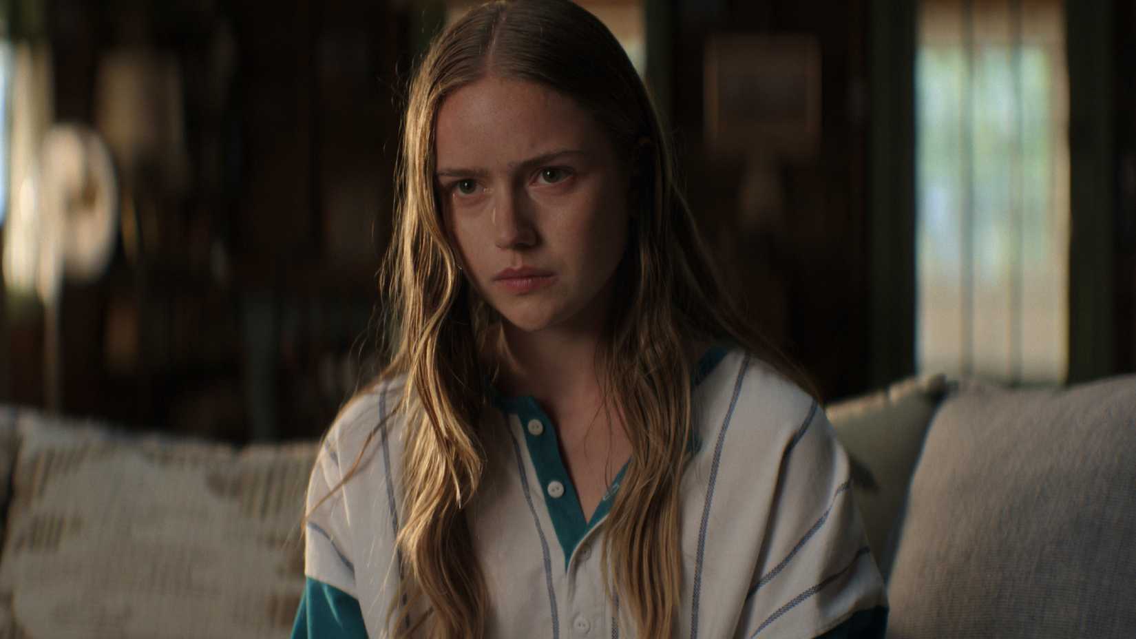 Ramona looking serious in Prime Video's Sterling Point