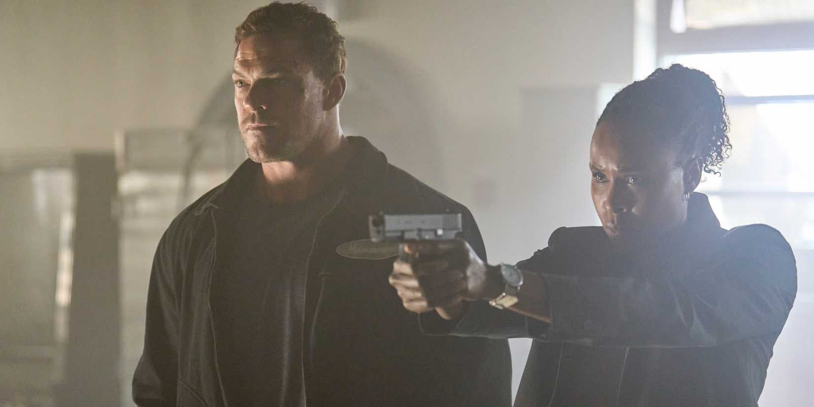 Reacher and Tamara in Reacher season 4