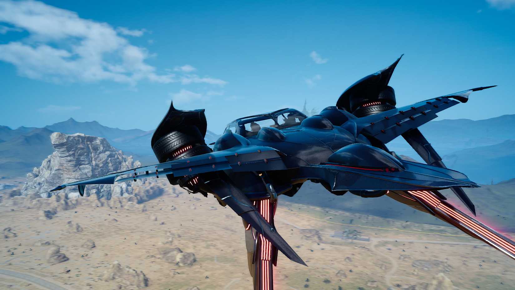 Regalia flying car in FFXV