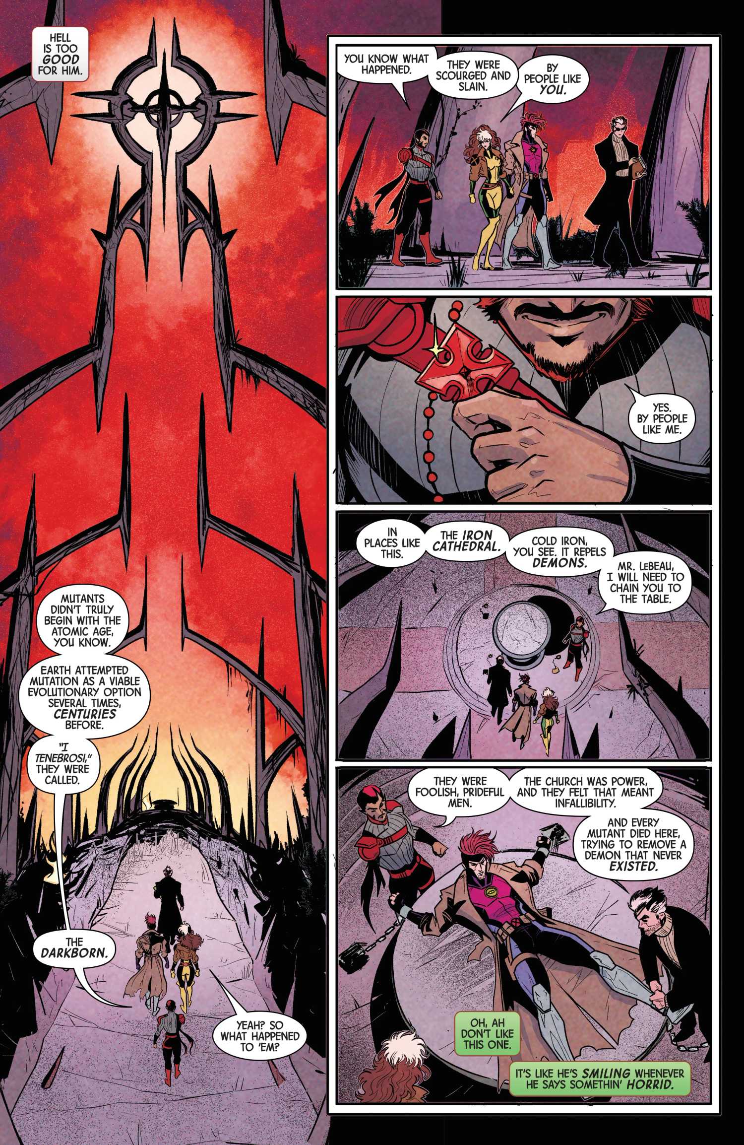 Repent reveals the true origins of mutants in The Uncanny X-Men #36
