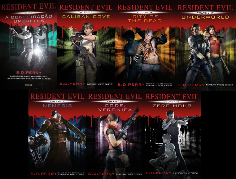 Resident Evil books series by SD Perry