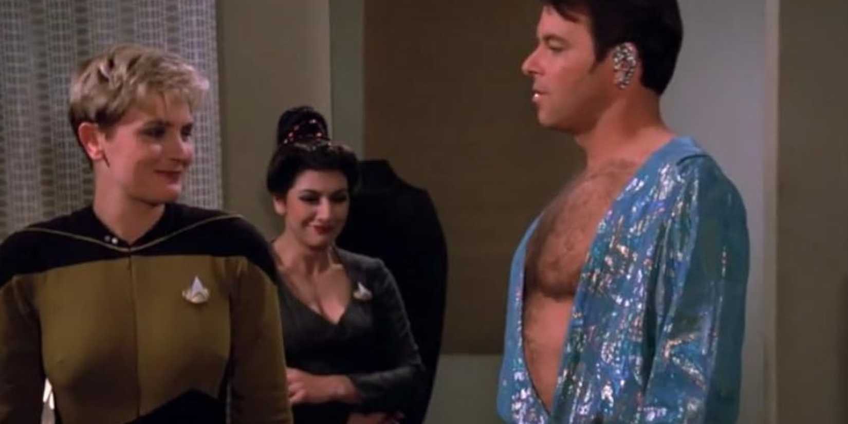 Riker in the Star Trek episode Angel One