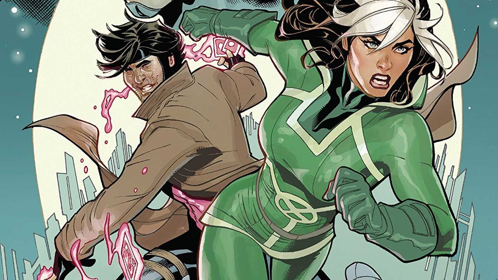 Rogue and Gambit on the cover of Mr. & Mrs. X series volume #3