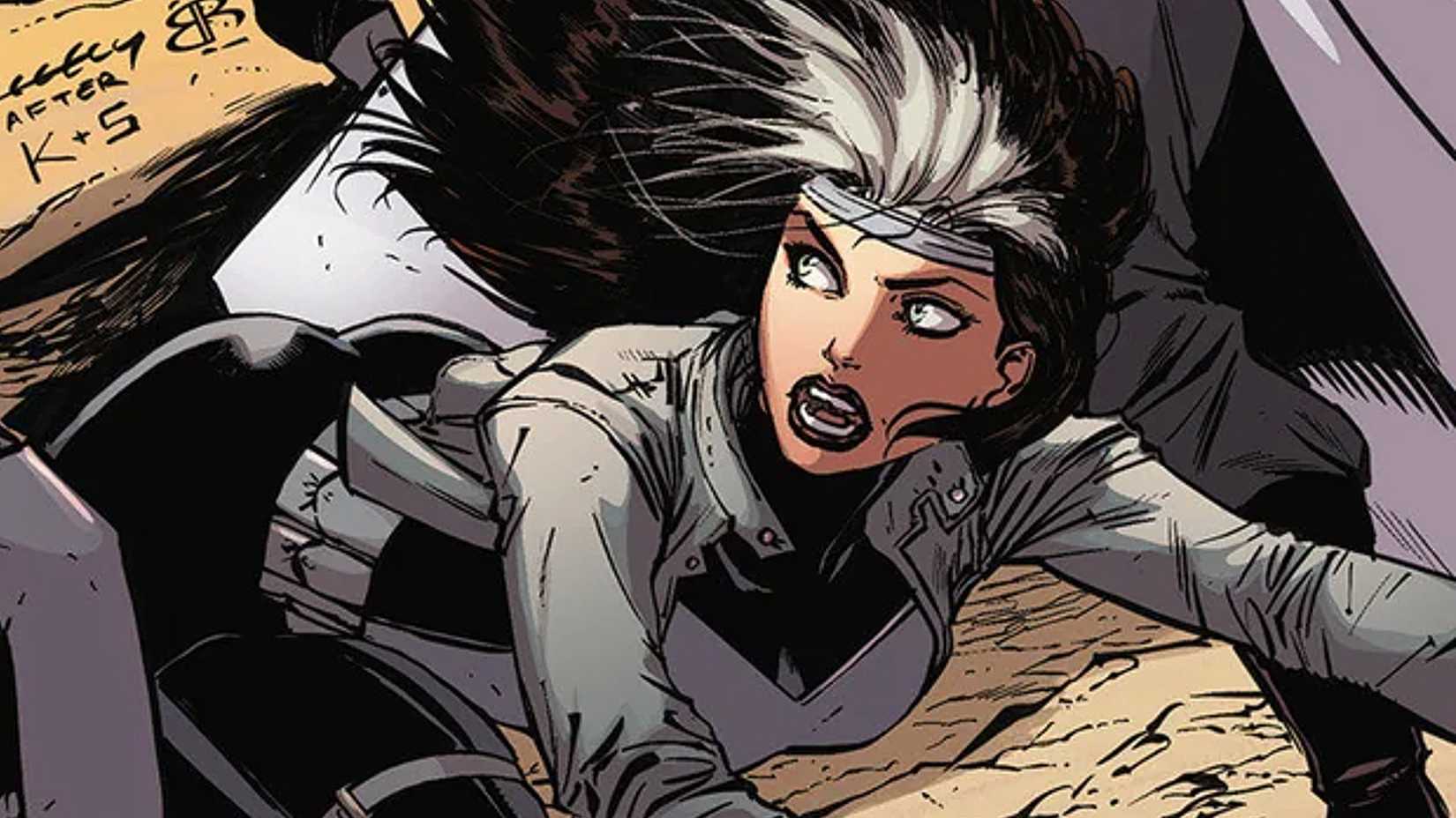 rogue's what if x-men design with grey costume