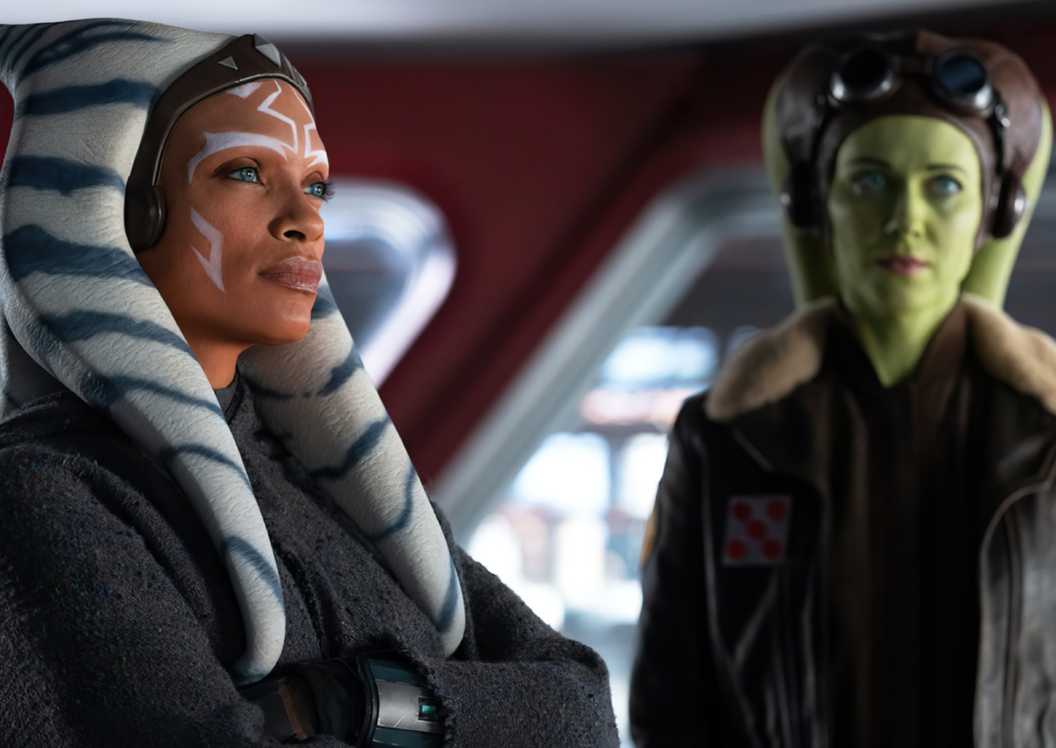 Rosario Dawson and Mary Elizabeth Winstead in Ahsoka