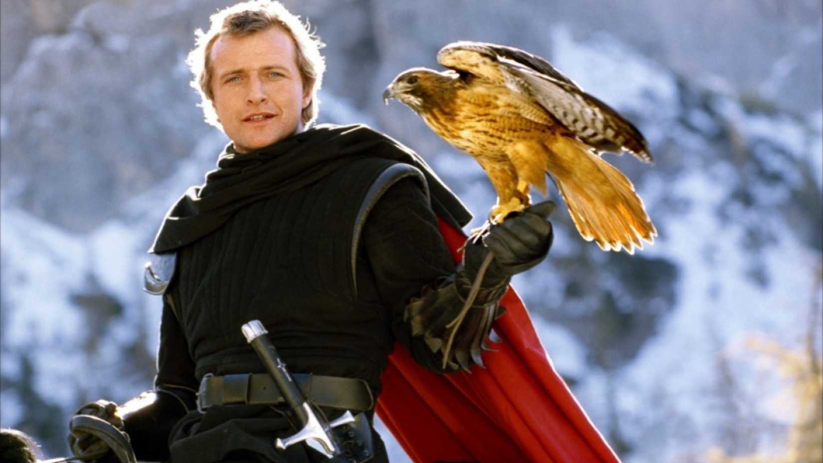 Rutger Hauer como Capitão Etienne Navarre em Ladyhawke