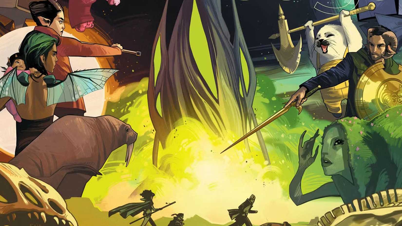 Saga Comic Book by Brian K. Vaughan and Fiona Staples