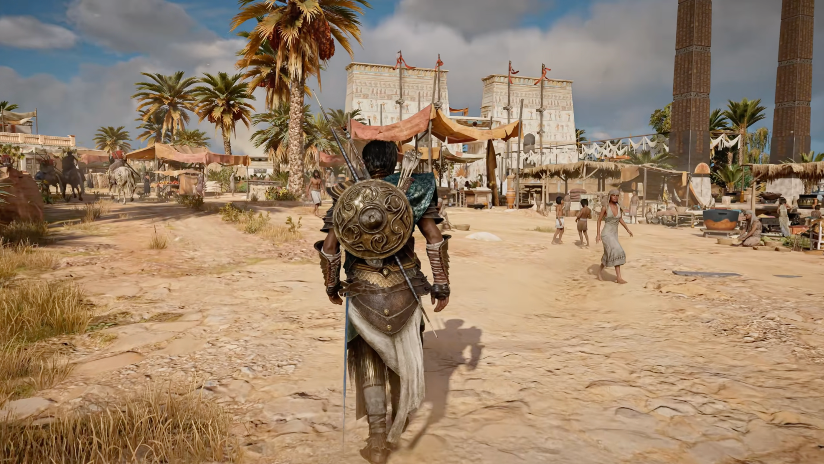 Image shows Assassin's Creed Origins using DLSS 5
