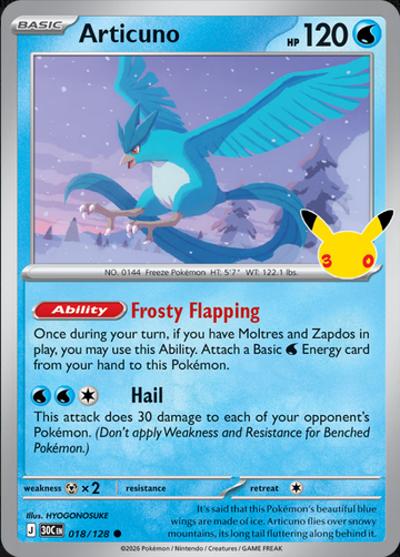 Articuno by HYOGONOSUKE Pokemon 30th Celebration