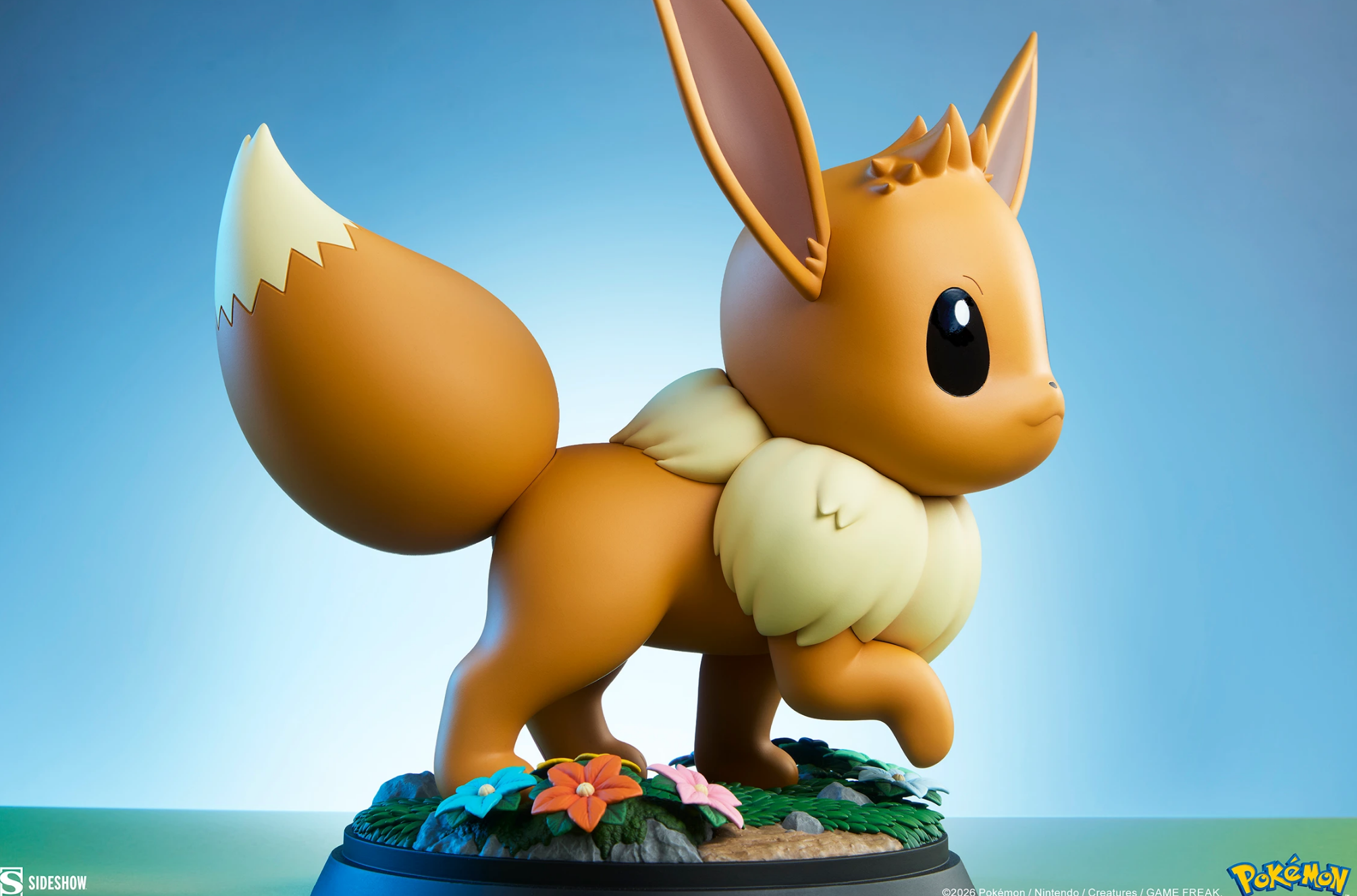 pokemon eevee sideshow statue side