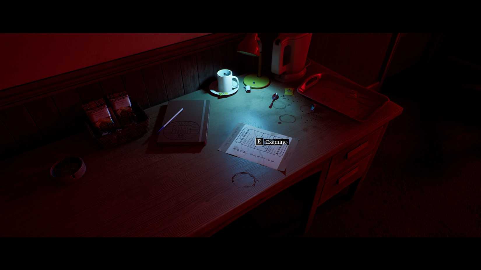 Silent Hill Townfall Desk With Items