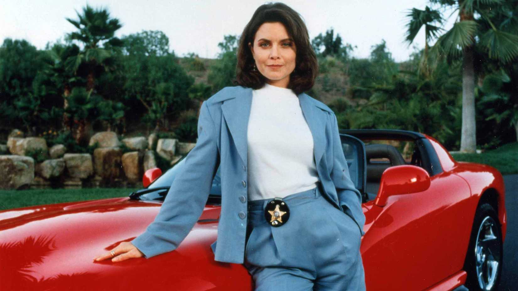 Promotional still of Mitzi Kapture as Rita Lee Lance in Silk Stalkings.