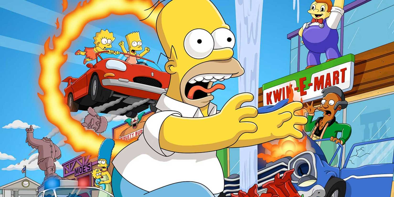 simpsons hit and run