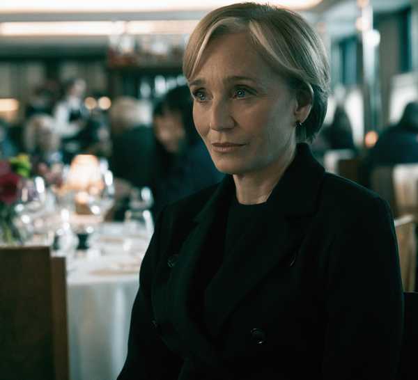 Still of Kristin Scott Thomas as Diana Taverner in Slow Horses season 6.