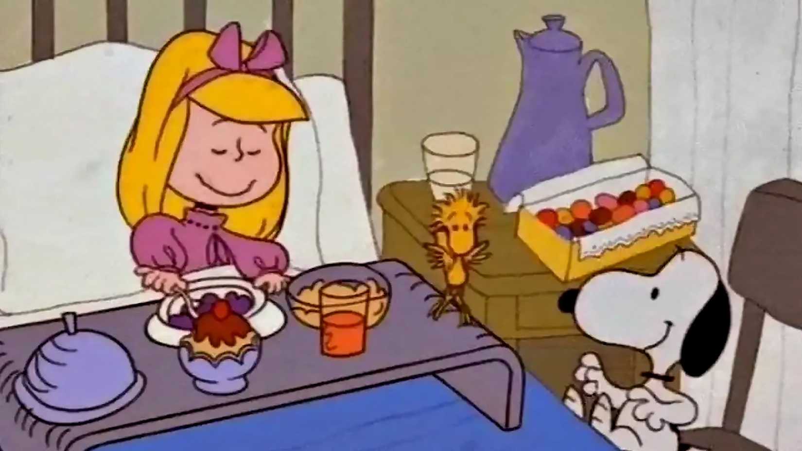 Snoopy Visiting Lila In The Hospital