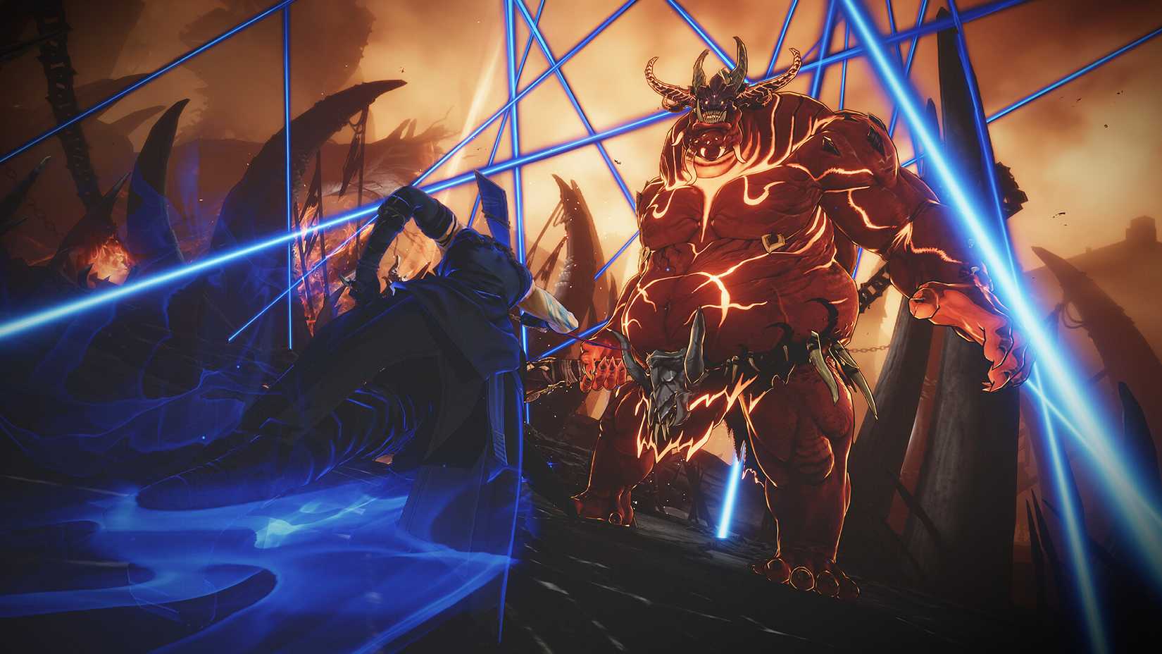 Solo Leveling Arise Overdrive screenshot of main character rushing into battle against enemy