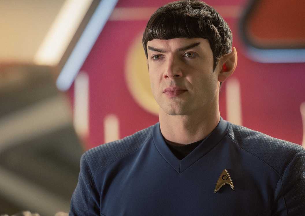 Spock upset in Strange New Worlds