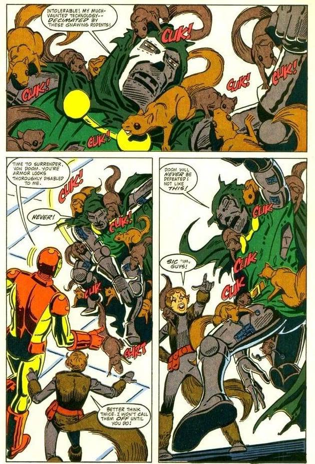 Squirrel Girl taking on Doctor Doom Marvel Comics image