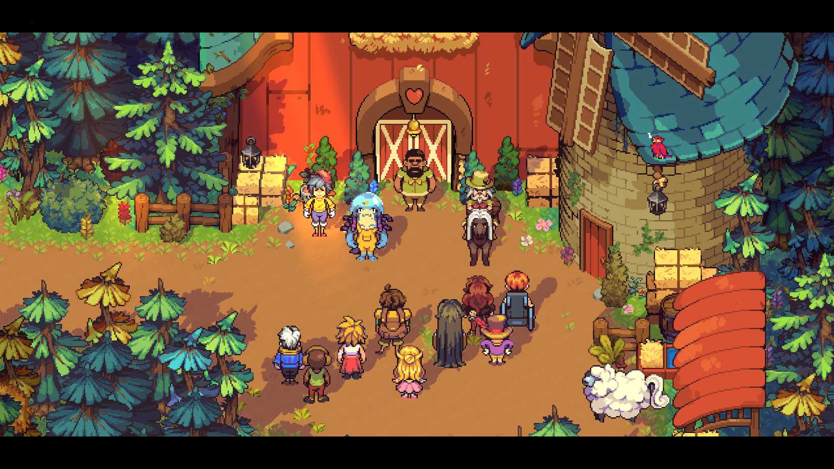 Image shows gameplay from Farming Camp