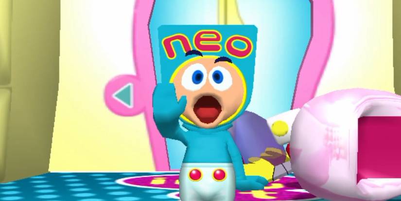 Neo raising a hand in Super Magnetic Neo