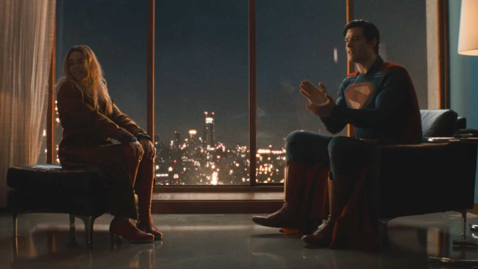 Superman and Supergirl Taking in Clark's Apartment In Supergirl (2026)