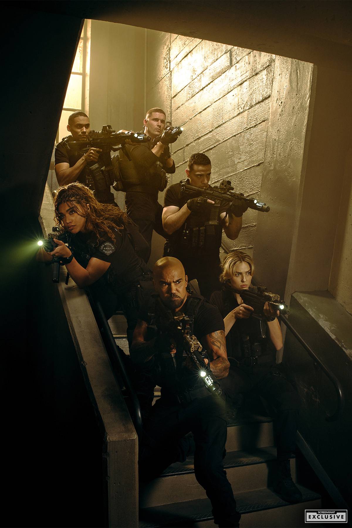 SWAT Exiles EXCLUSIVE Cast Promo Photo SCREENRANT
