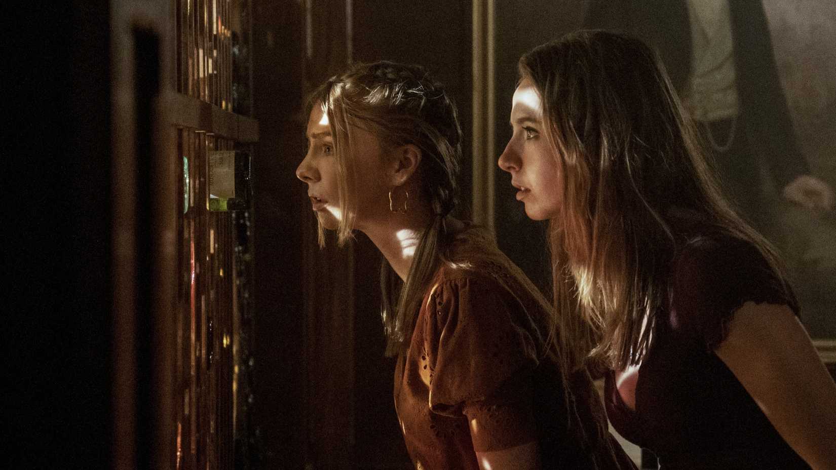 Blair and Sterling hide in Teenage Bounty Hunters.
