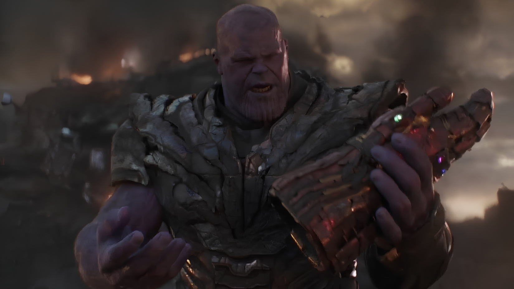 Thanos Steals The Gauntlet