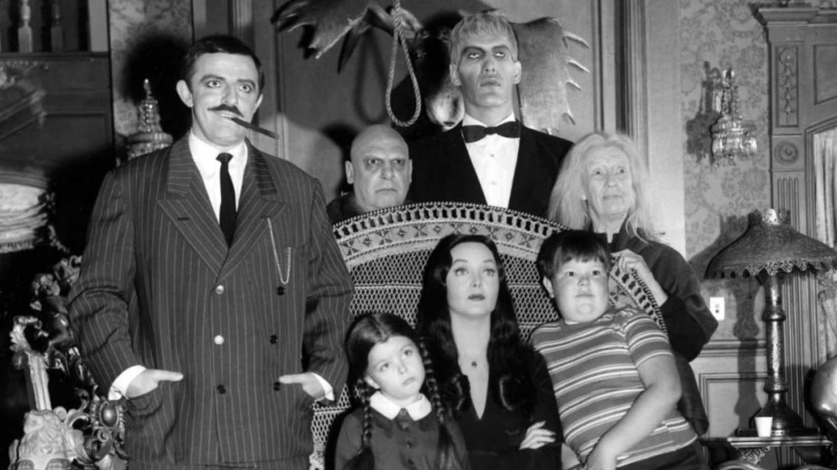 The cast of 1964's The Addams Family.