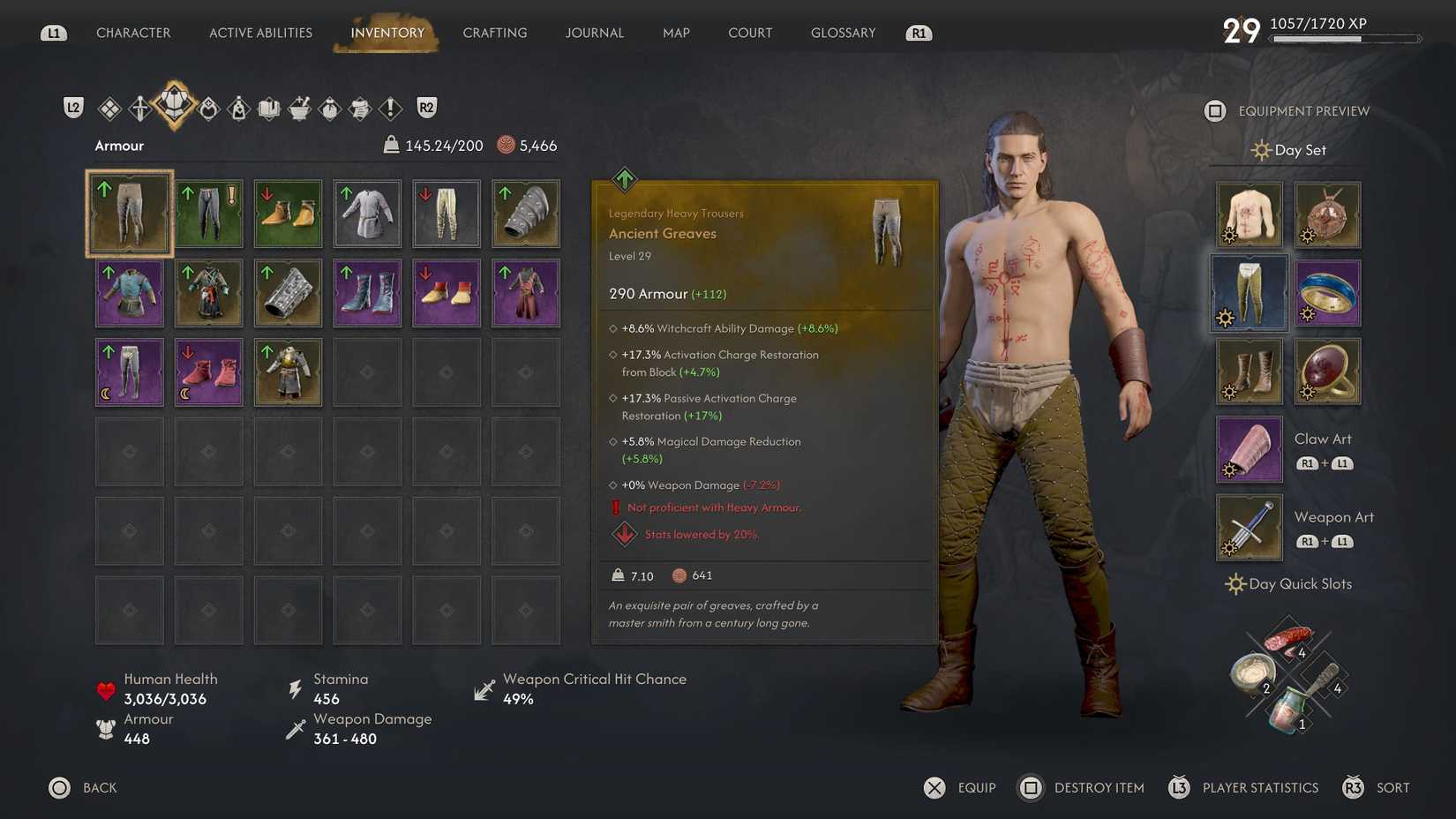 The Blood of Dawnwalker Ancient Greaves
