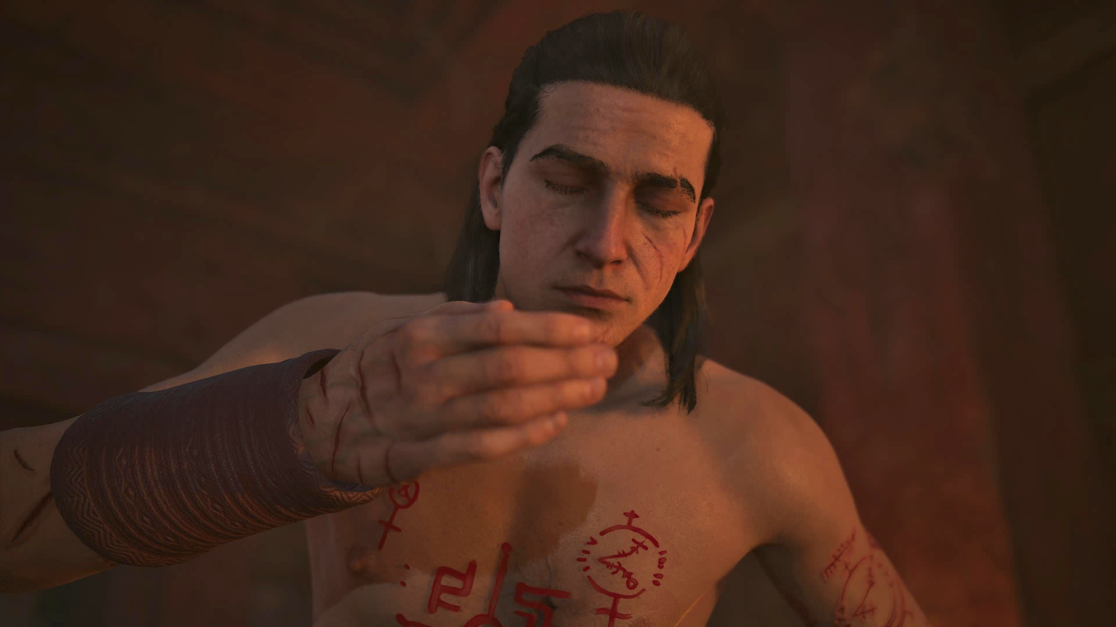The Blood of Dawnwalker Coen drinking font of life