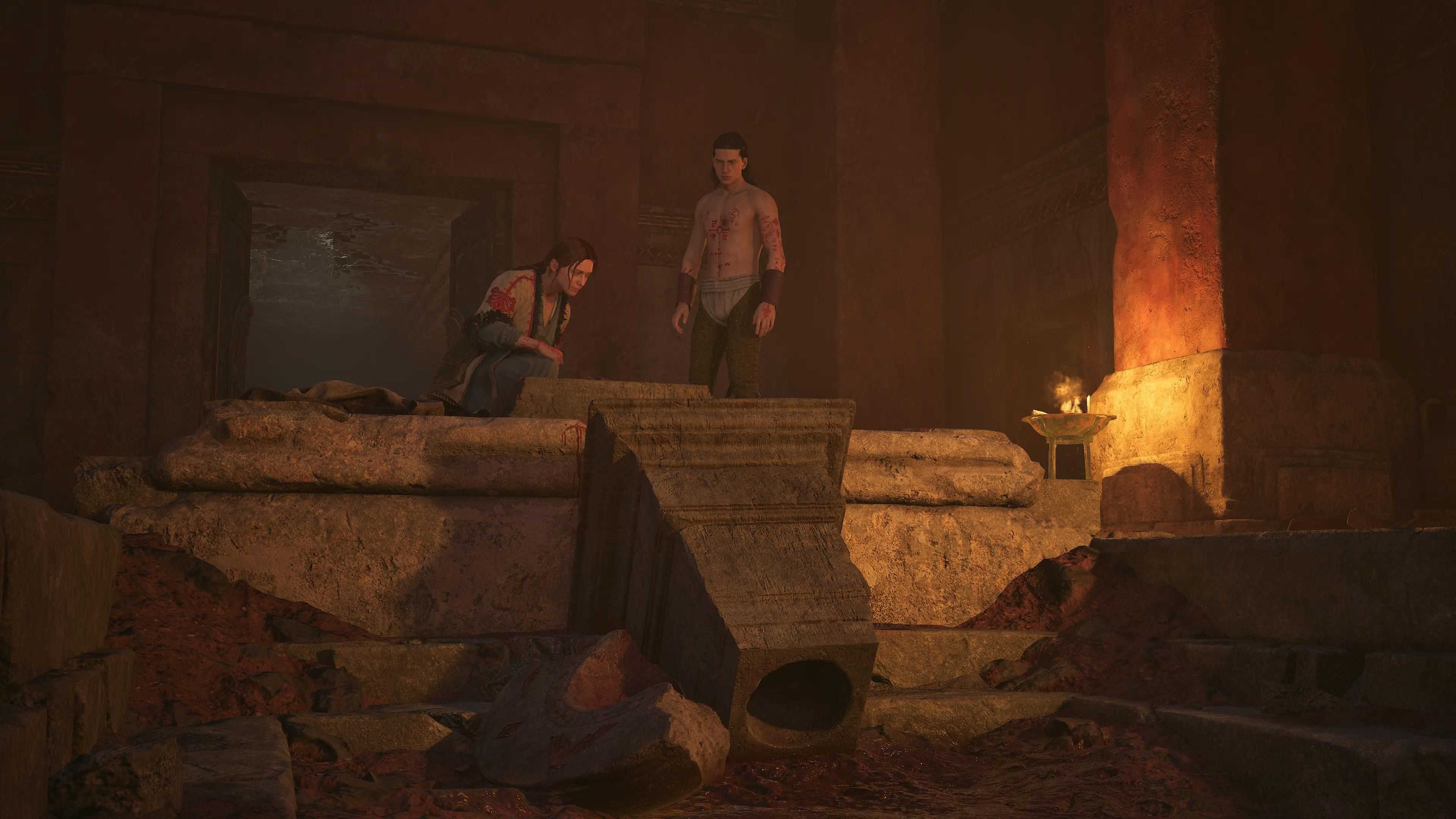 The Blood of Dawnwalker destroyed font off pedastal