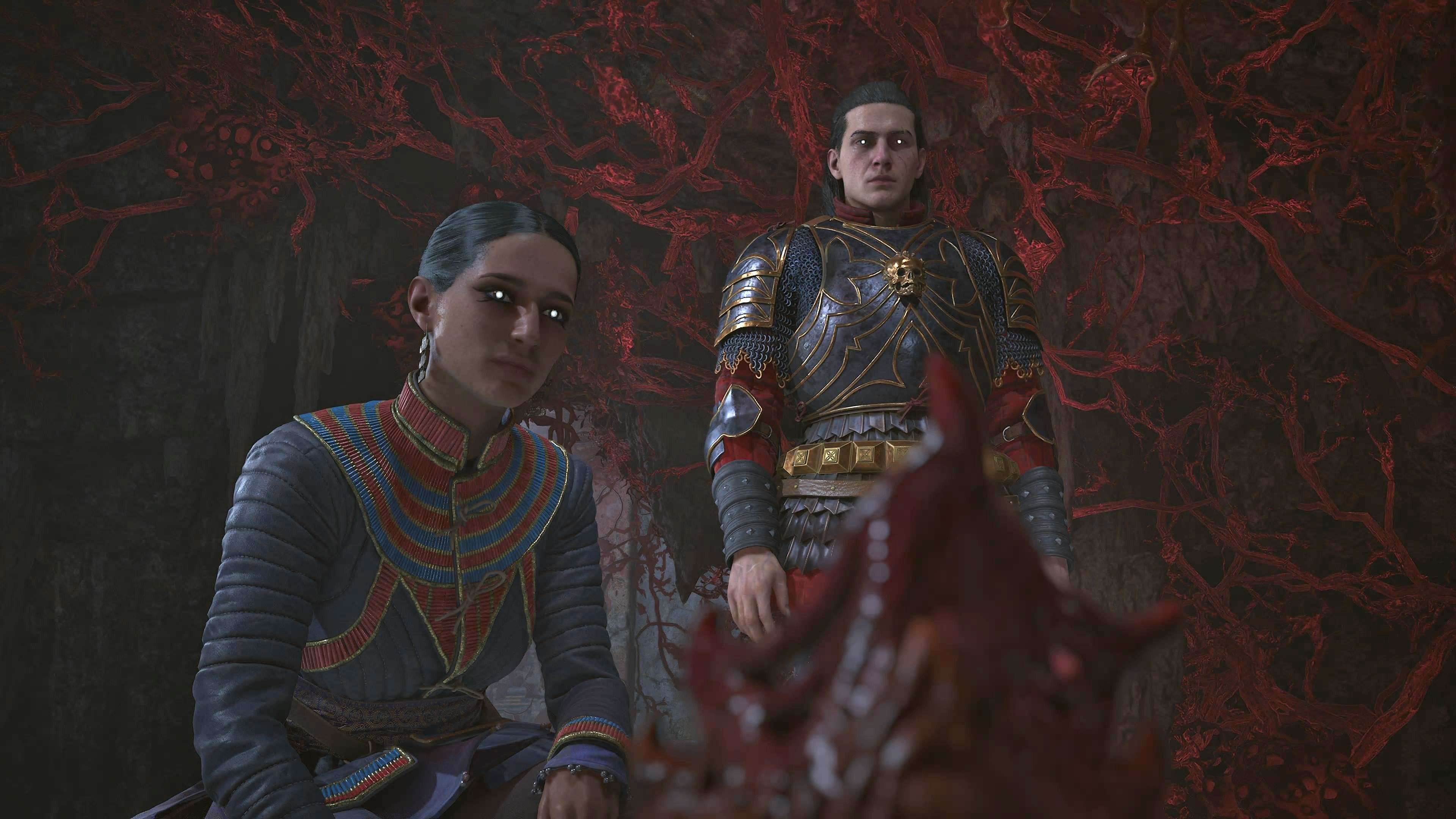 The Blood of Dawnwalker Lacra Coen in cave with mandrake